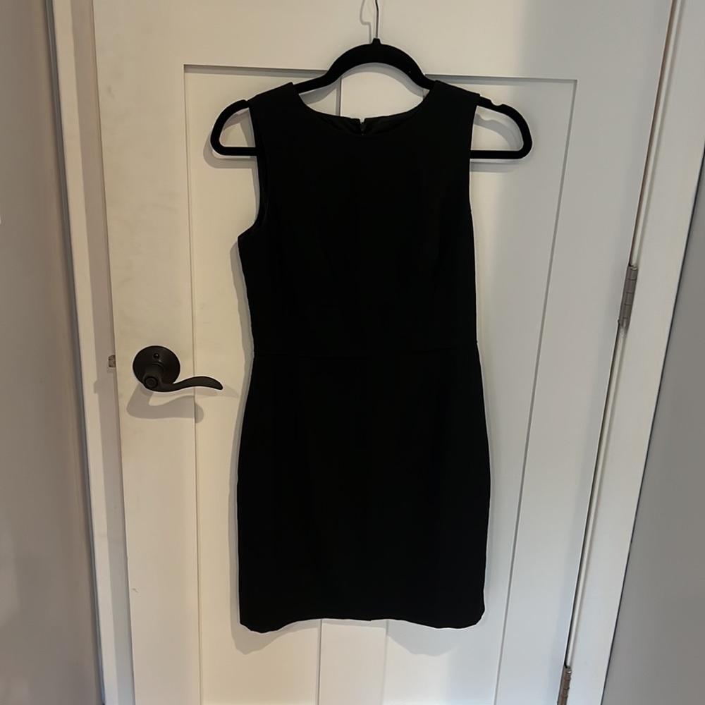 Ann Taylor 2P Black Structured Dress